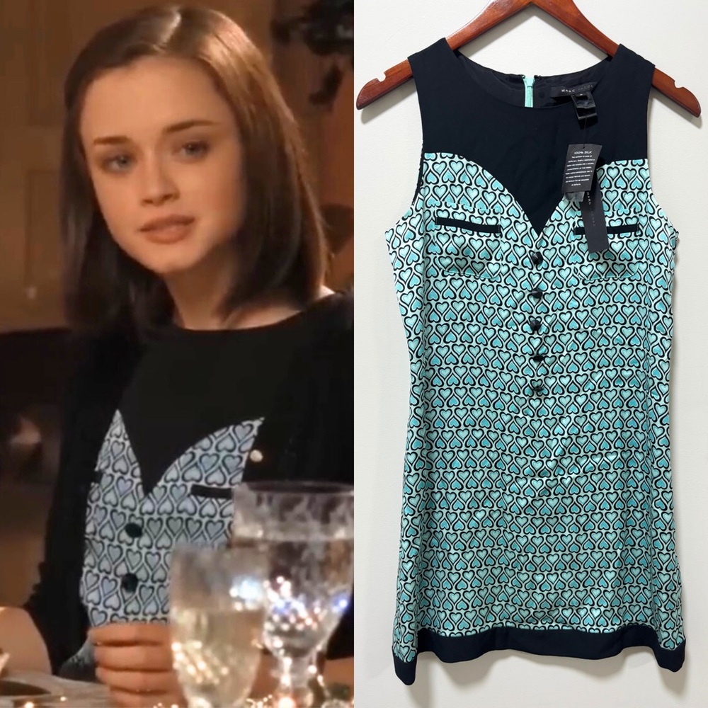 ASO Rory in Gilmore Girls NWT Marc Jacobs Vintage Silk Dress